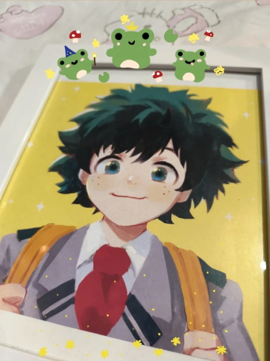 Print Izuku MHA avec cadre 🌟
