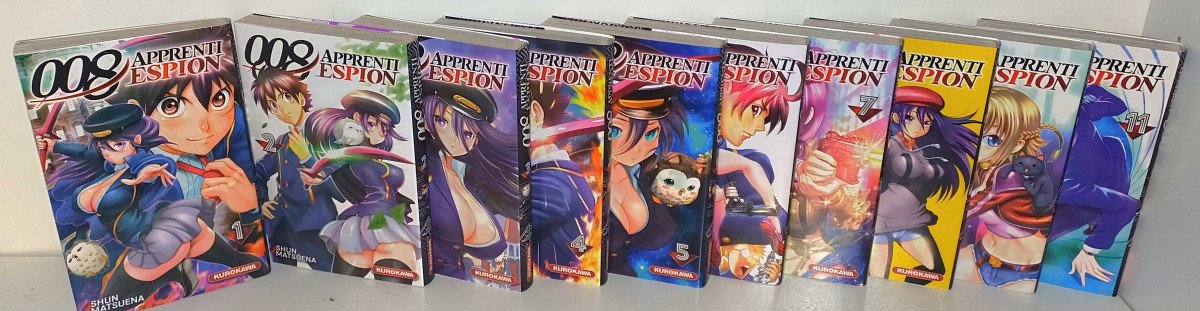 008 Apprenti Espion : 10 tomes (sur 19)