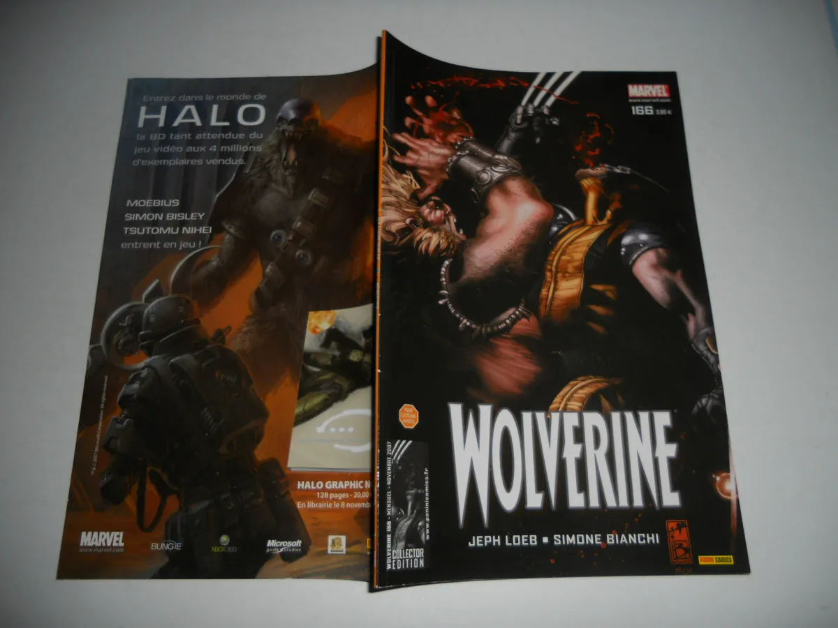 Wolverine N°166 - Du Sang Dans L'air - Mensuel Novembre 2007 TBE