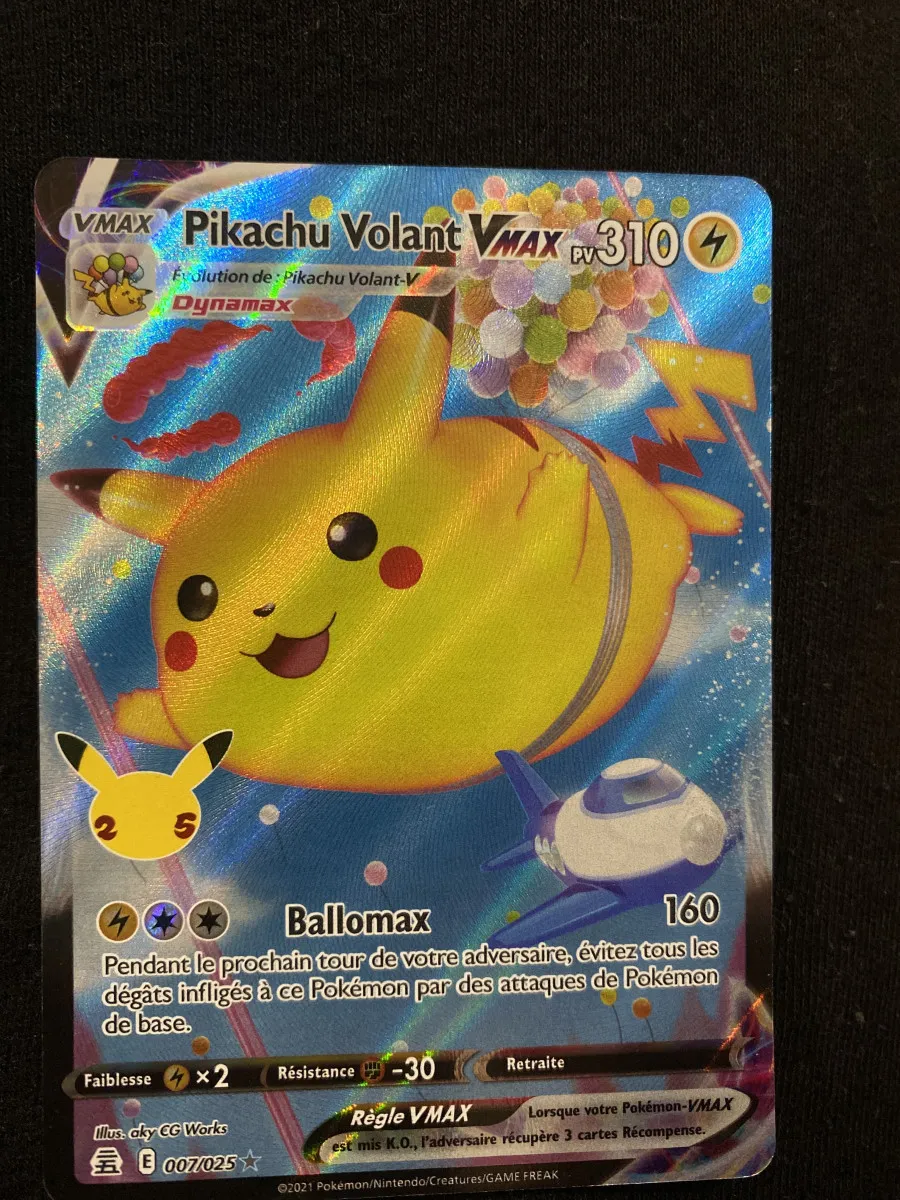 carte pokémon Pikachu Volant Vmax