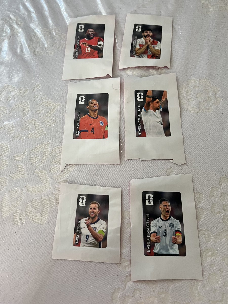 Lot de 6 images Coca-Cola Coupe du monde 2026 neuf