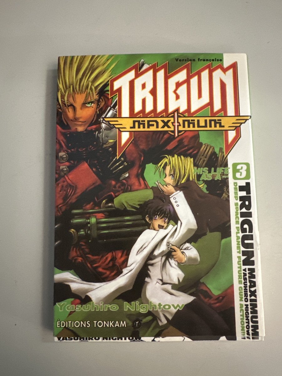 Manga trigun maximum vol 3 neuf