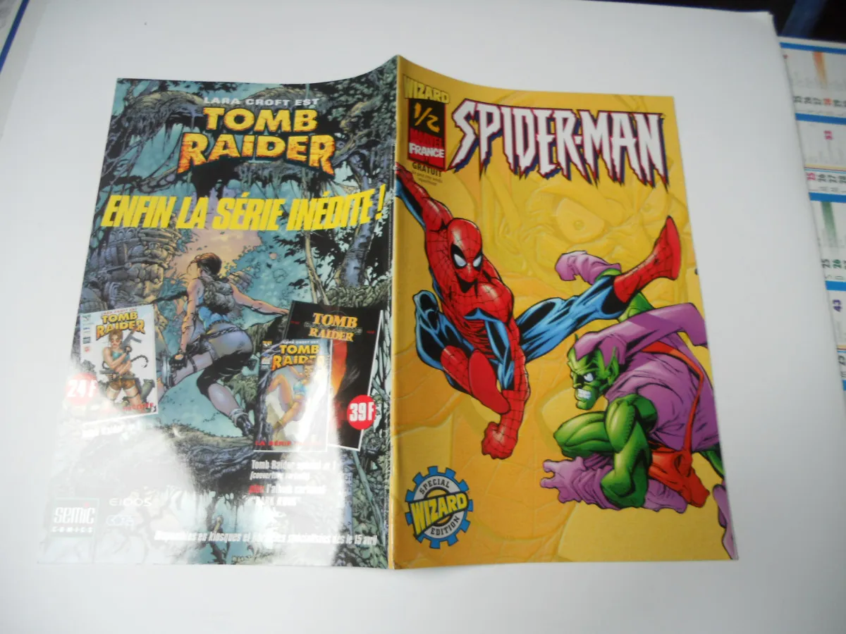 Wizard 1/2 N° 01 : Spider-Man - Une Époque Glorieuse. Marvel France - 01/04/2000 TBE