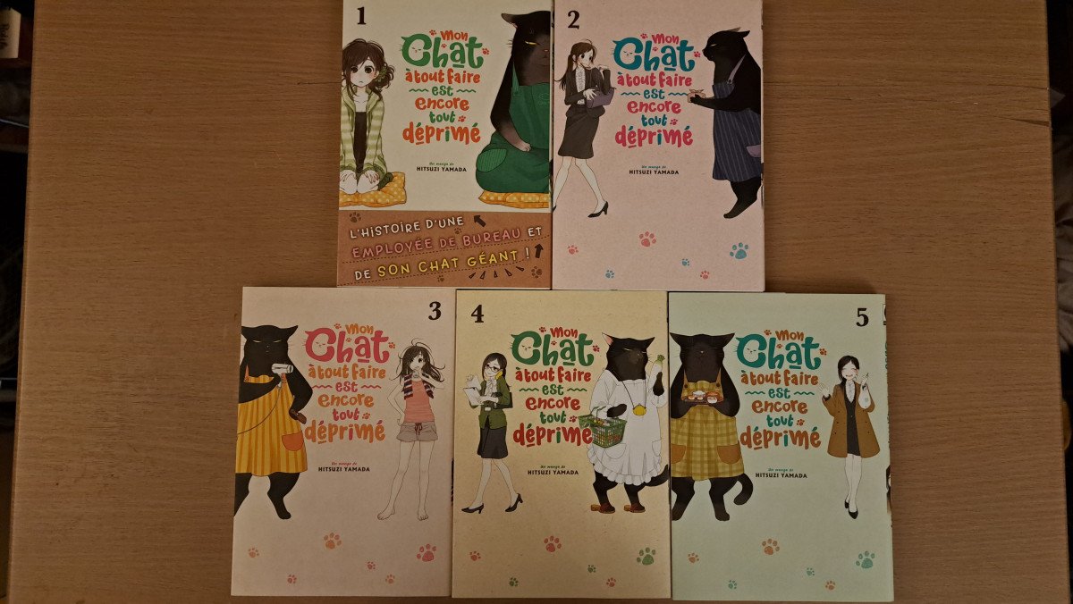 Mon chat à tout faire est encore tout déprimé (Tome 1 à 5)