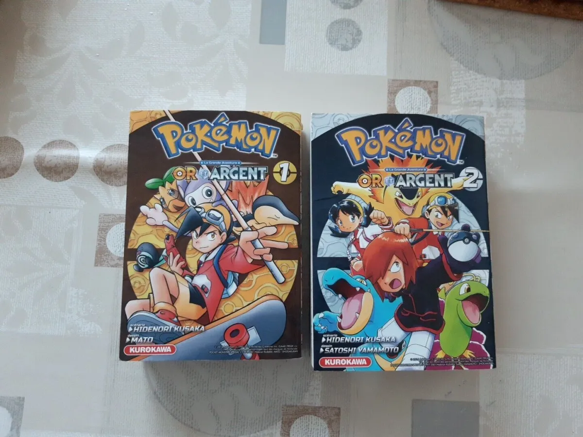 Lot mangas - pokemon Or Et Argent - tomes 1 Et 2