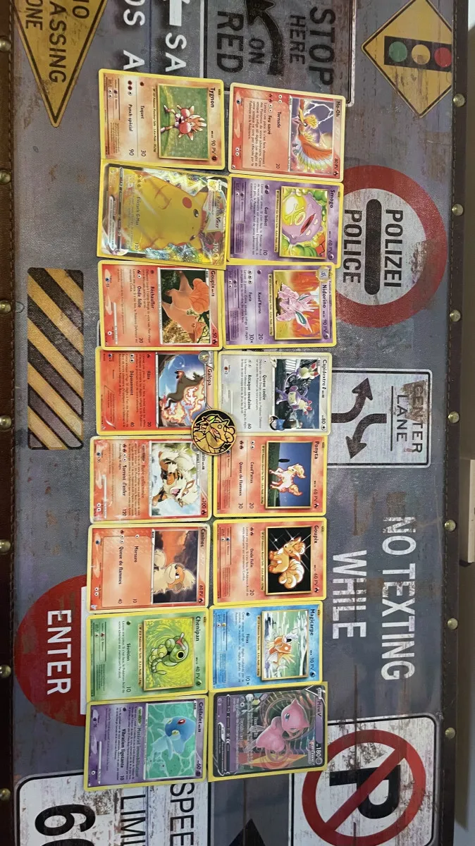 Lot de 14 cartes Pokémon (Old&New Gen)