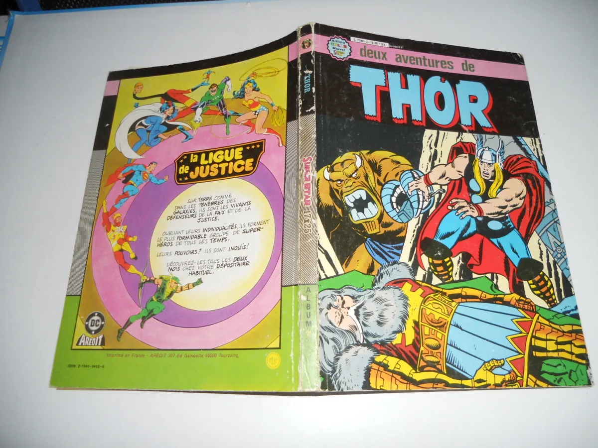 Deux Aventures De Thor. Album N° 3. N° 14 L Ombre De Man Gog Première Partie La Volonté D Odin. N° 15 La Défaite D Un Immortel. TBE