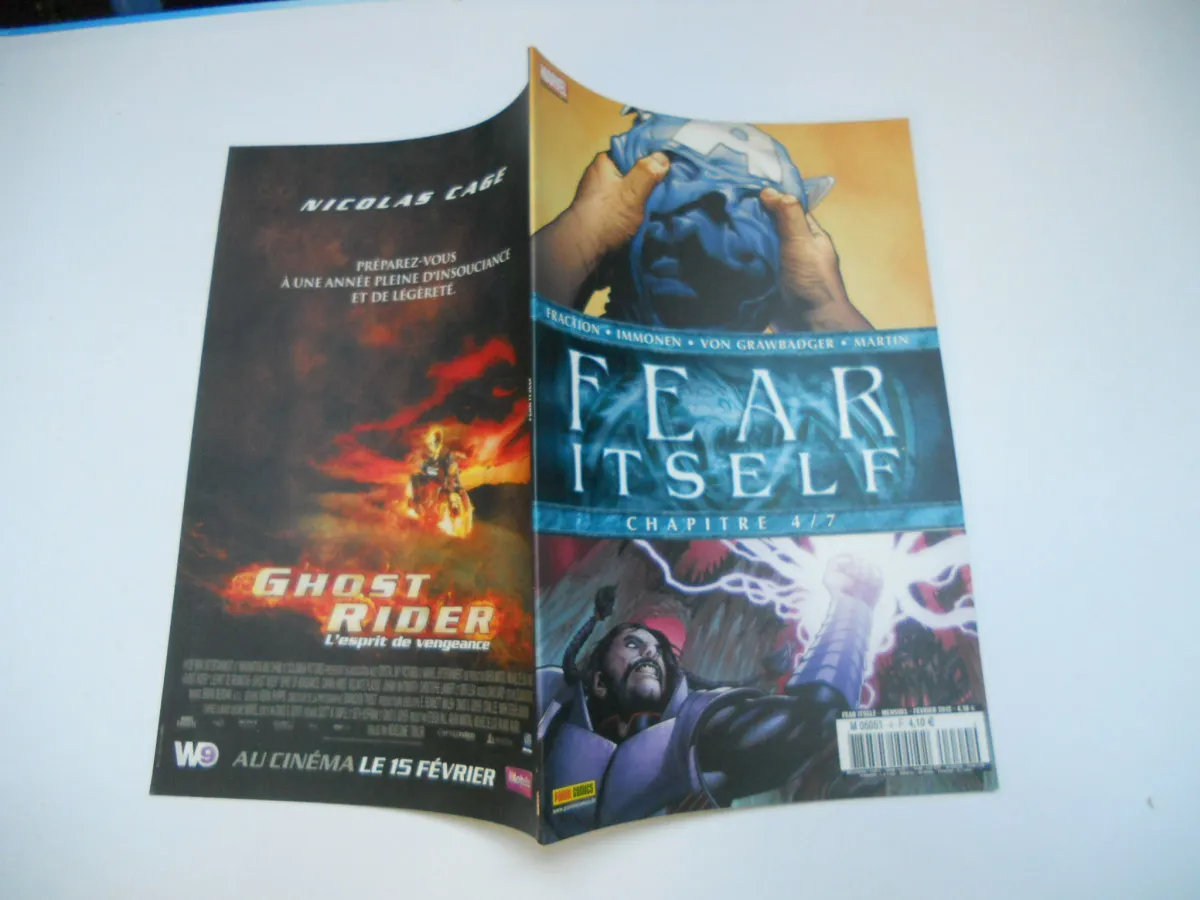 Fear Itself N°4  MARVEL PANINI TBE