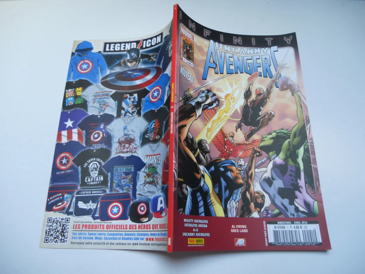 Uncanny Avengers (Infinity) N° 1 Panini Comics - 01/04/2014 TBE