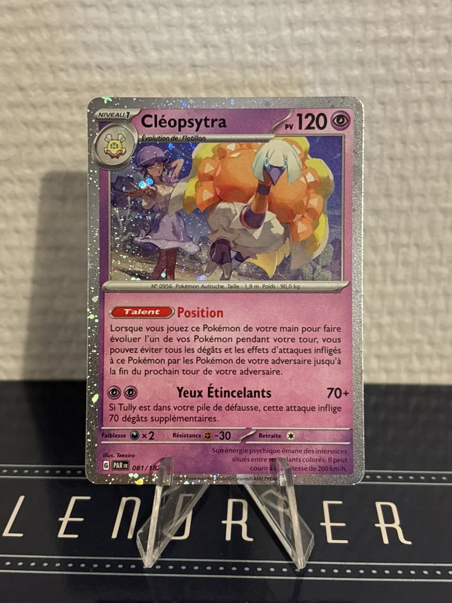 Carte Pokémon Cléopsytra holographique 081/182 Duo Pack