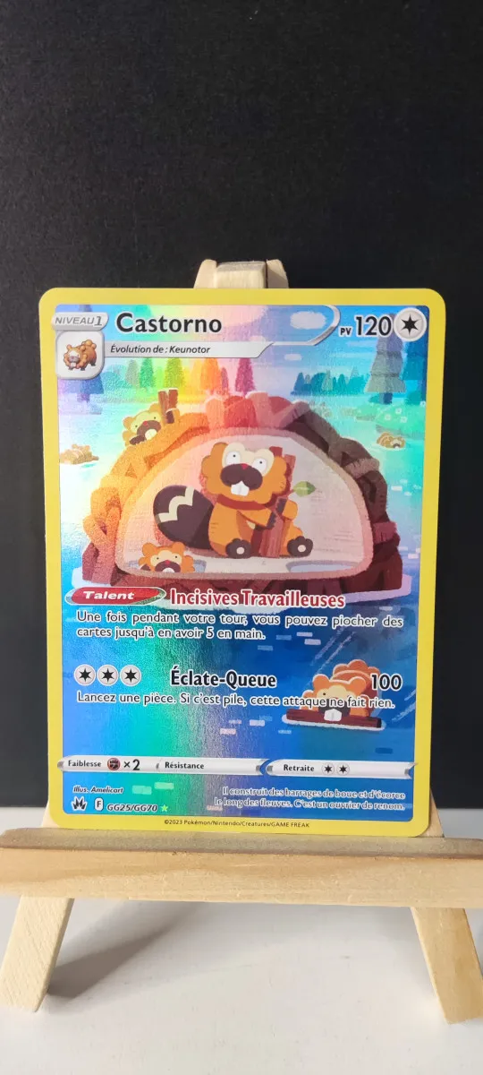 🇫🇷Carte Pokémon🇫🇷 Castorno GG25/GG70 – Zénith Suprême