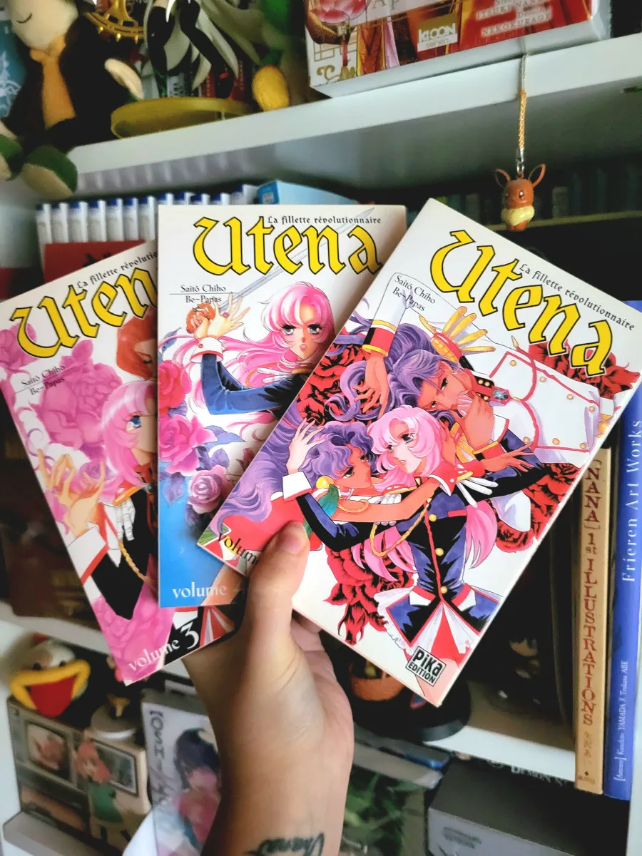 Lot Manga Utena La Fillette Révolutionnaire Tomes 3 à 5 (Saitô Chiho) 2003 Pika Édition Rare