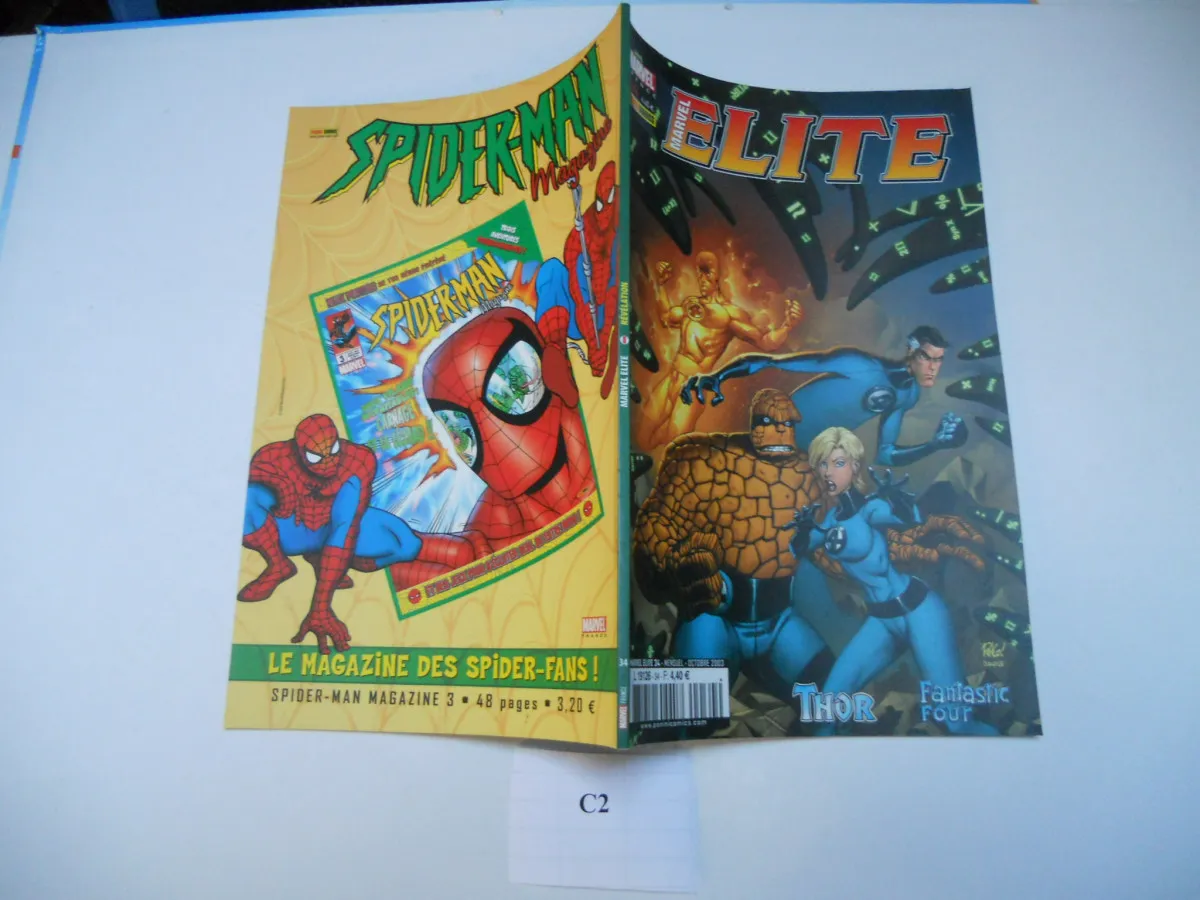 Marvel Elite N° 34, Révélation Marvel France - 01/10/2003 TBE C2