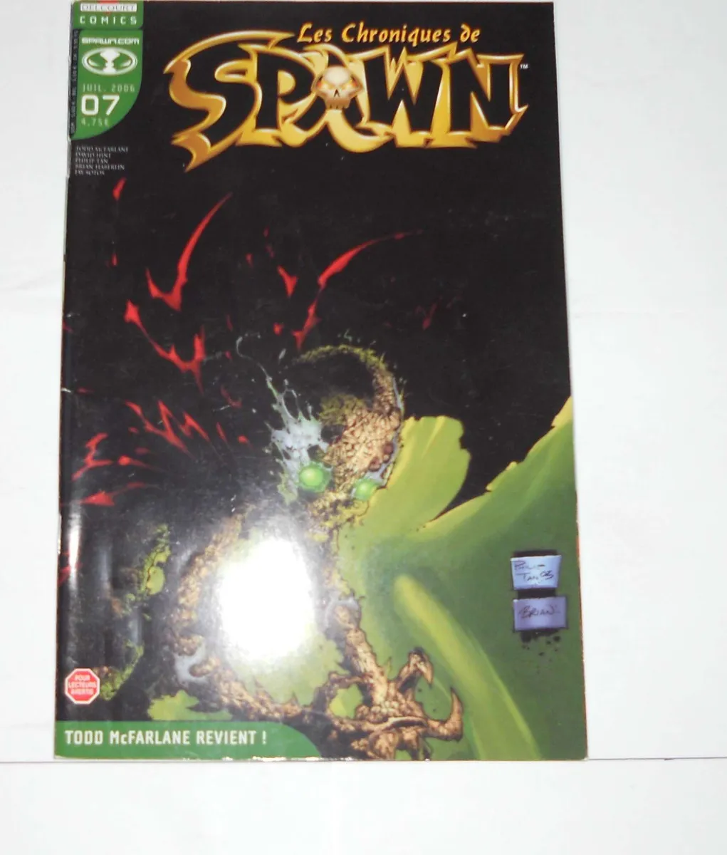 Les Chroniques De Spawn N° 7 : Todd Mc Farlane Revient ! delcourt TBE