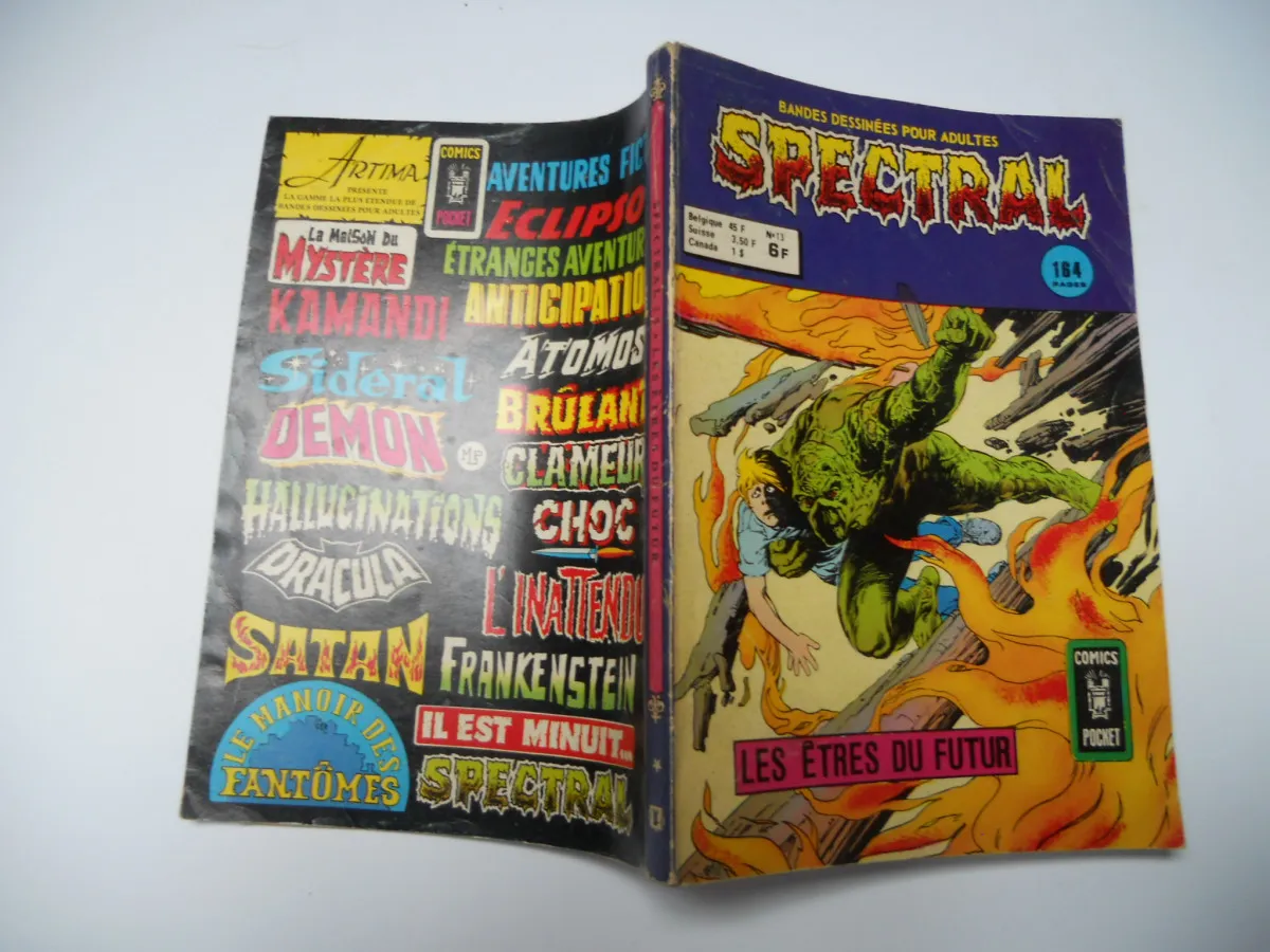 Spectral pocket N° 13 : Les Êtres Du Futur Aredit- 1976 TBE