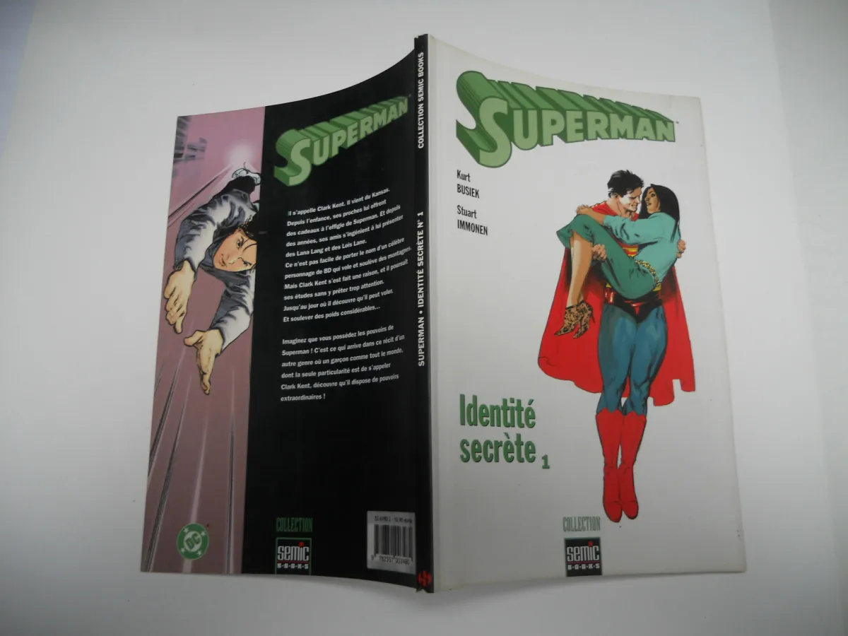 Superman Tome 1 - Identité Secrète - Kurt Busiek Semic Fevrier 2005 Tbe