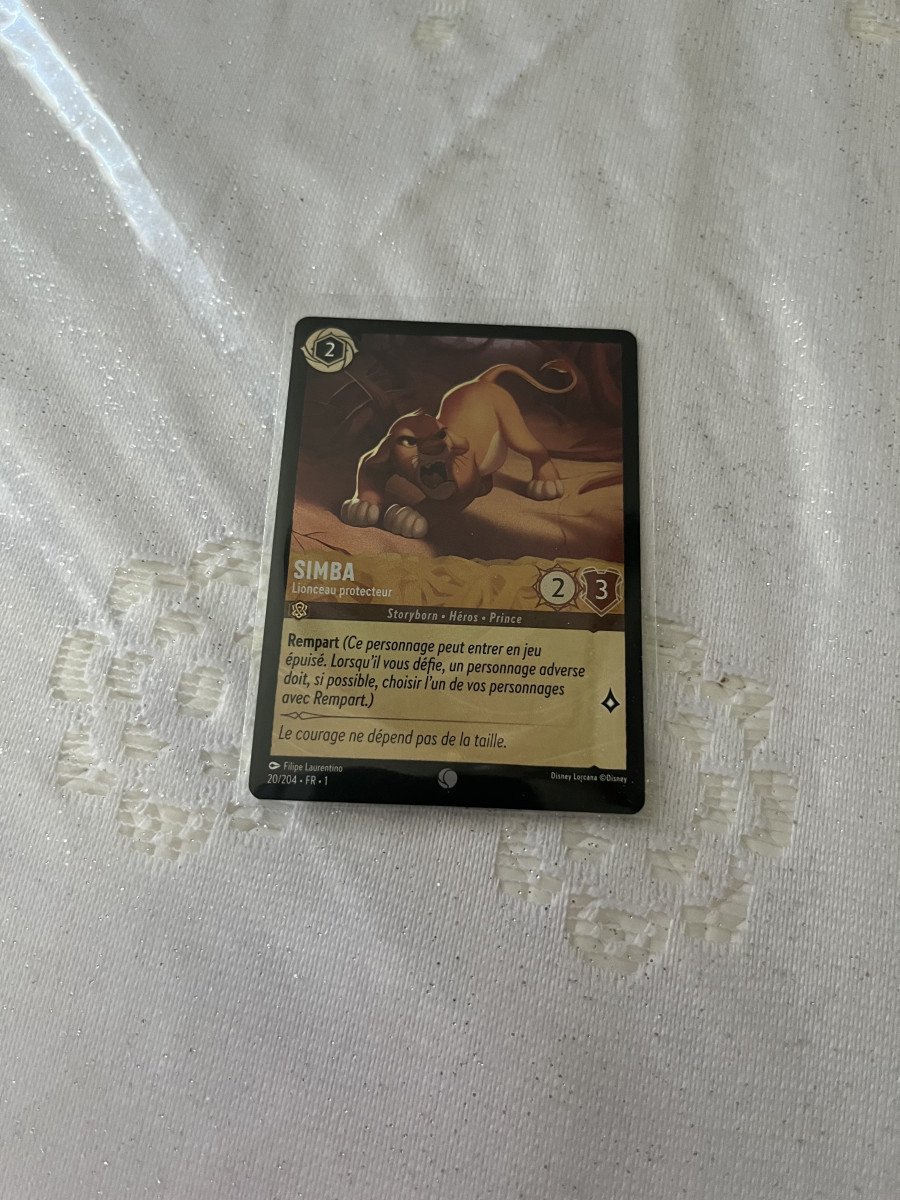 Carte brillante Lorcana chapitre 1 n’20 neuf