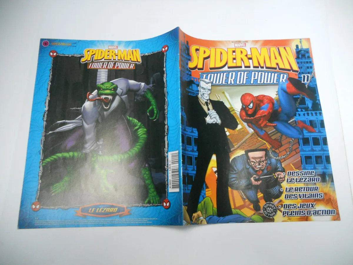 Spiderman Tower Of Power N°11 Fascicule Seul Marvel TBE