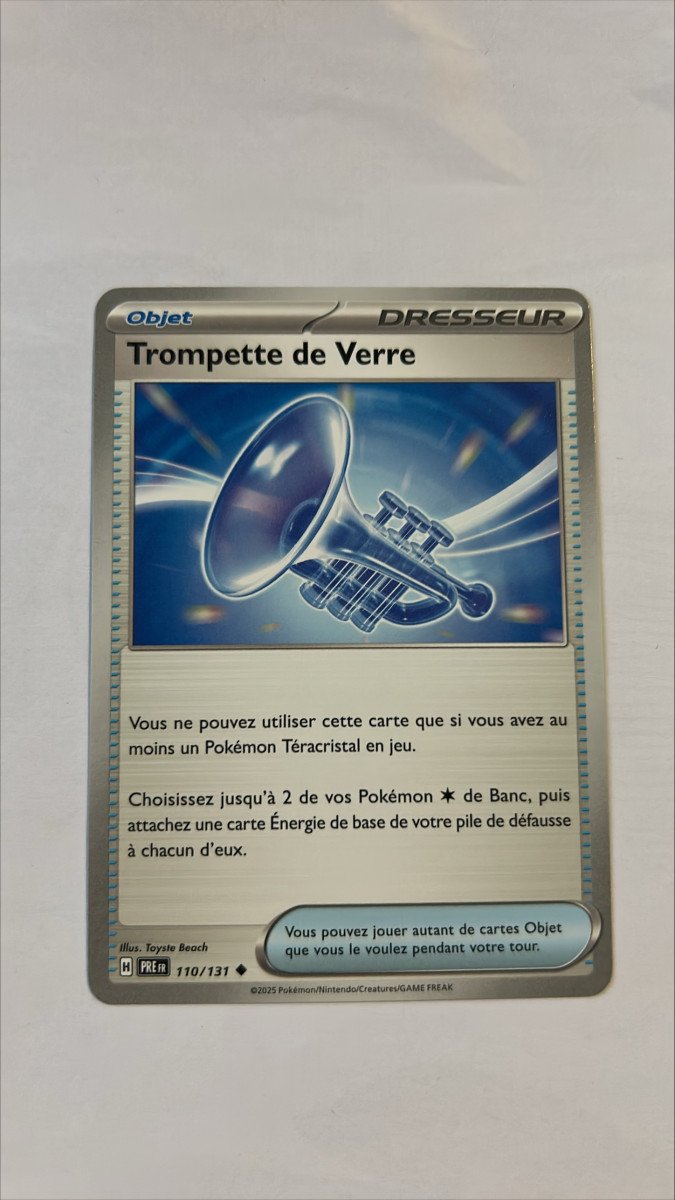Trompette de verre 110/131 Evolutions prismatiques