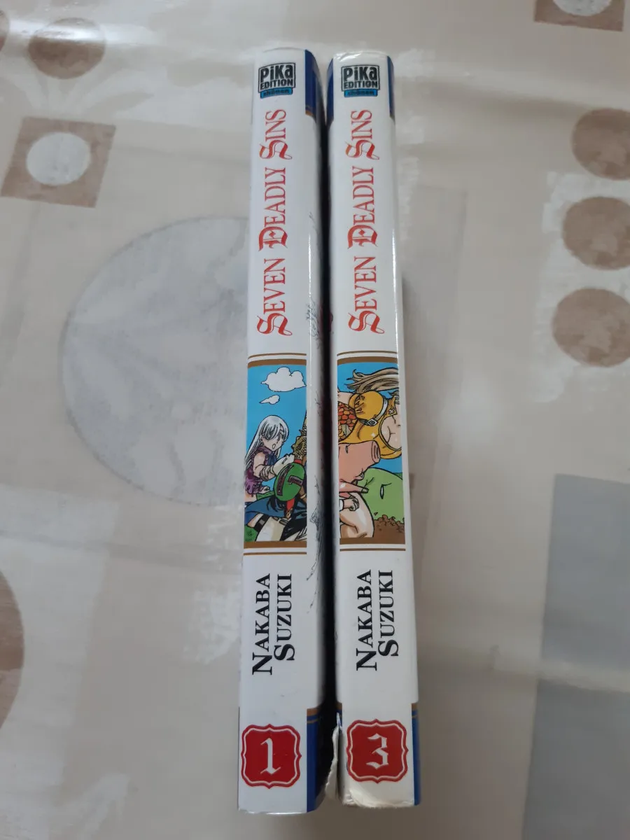 Lot mangas - seven deadly sins - tomes 1 et 3