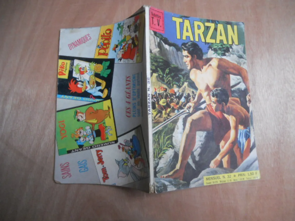 Tarzan Vedettes Tv N°32 Le Sacrifice Sagedition 11/1970 Be