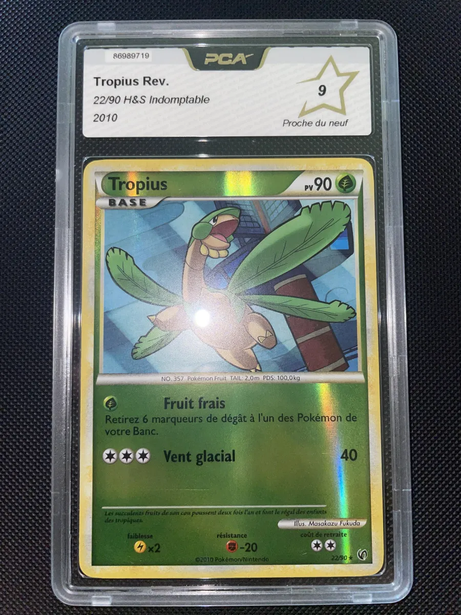 Cartes Pokémon Tropius reverse 22/90 PCA9 HGSS Indomptables