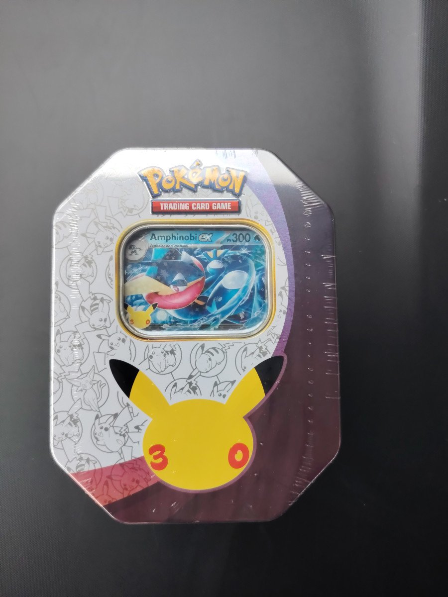 Coffret Pokébox Pokémon 30e Anniversaire - Amphinobi-ex Neuve Scellée 🇨🇵