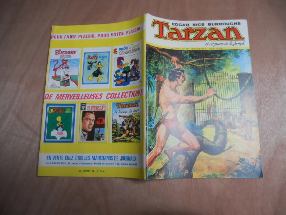 Tarzan Le Seigneur De La Jungle Nouvelle Série N°39 de 1975 TBE