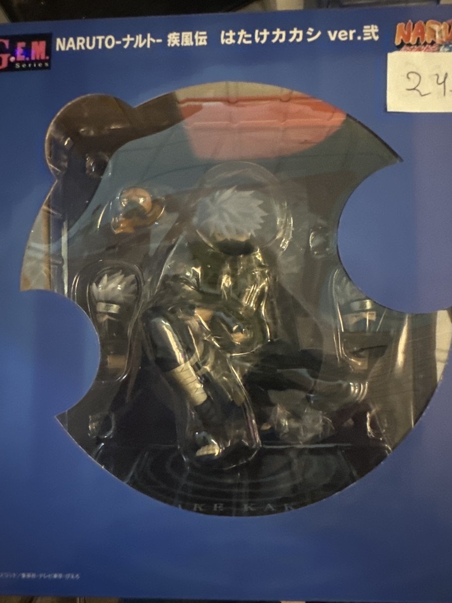 Boîte figurine naruto gem serie hatake kakashi megahouse neuf