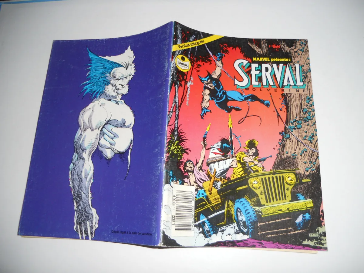 Serval (wolverine  ) SEMIC Version Intégrale N° 3 Avec Sont Poster Au Centre//////TBE
