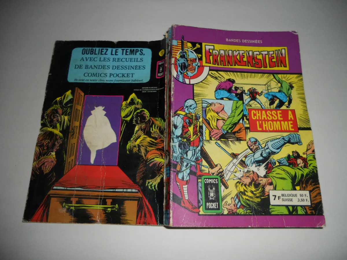 Album Frankenstein N° 3218, Chasse A L' Homme - Meurtre Sur Ordinateur