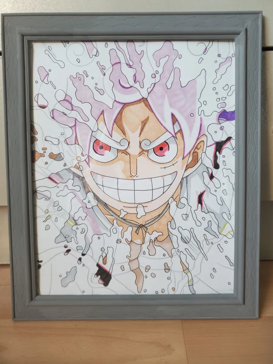 Illustration Luffy Gear 5