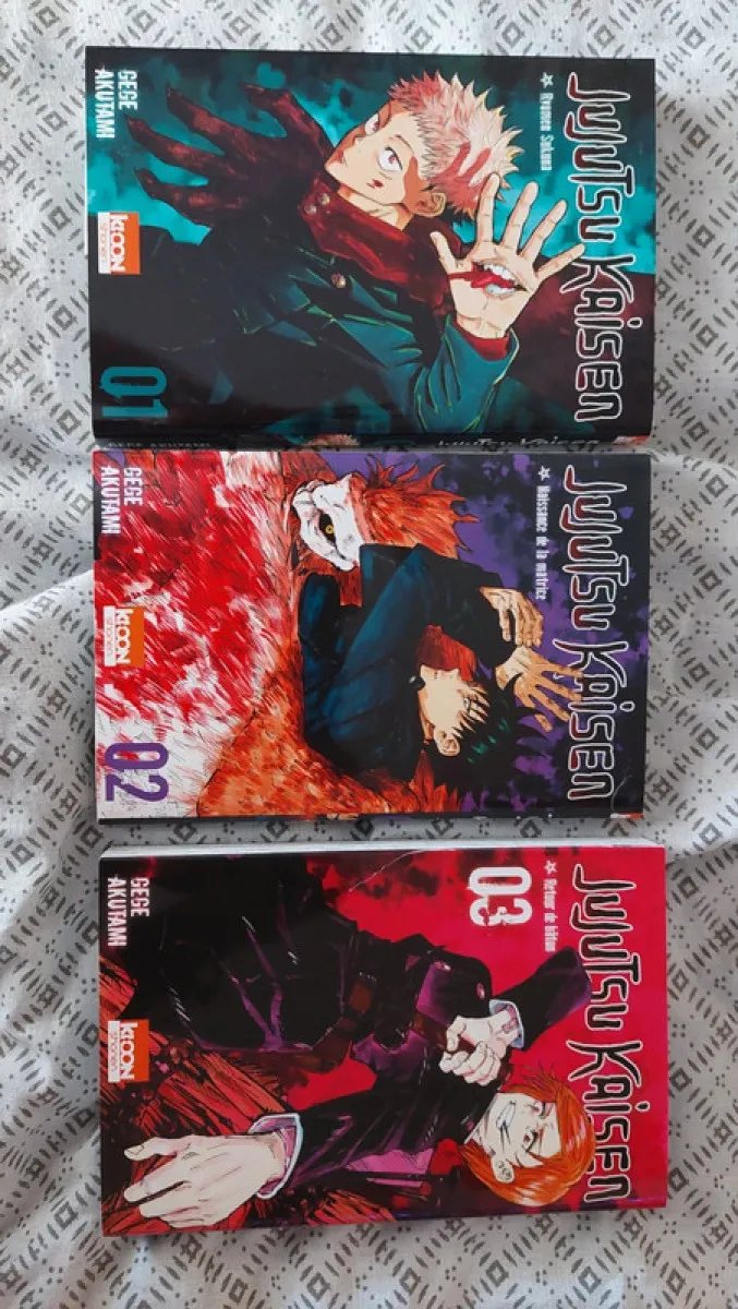 Jujutsu Kaisen Tomes 1 à 3 (lire description)