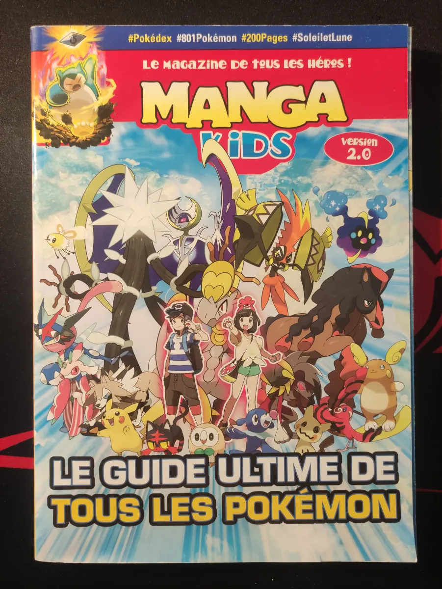 Manga kids, le guide ultime de tous les pokémon