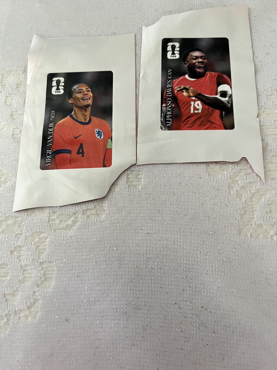 Lot de 2 cartes Coca-Cola Coupe du monde 2026 neuf