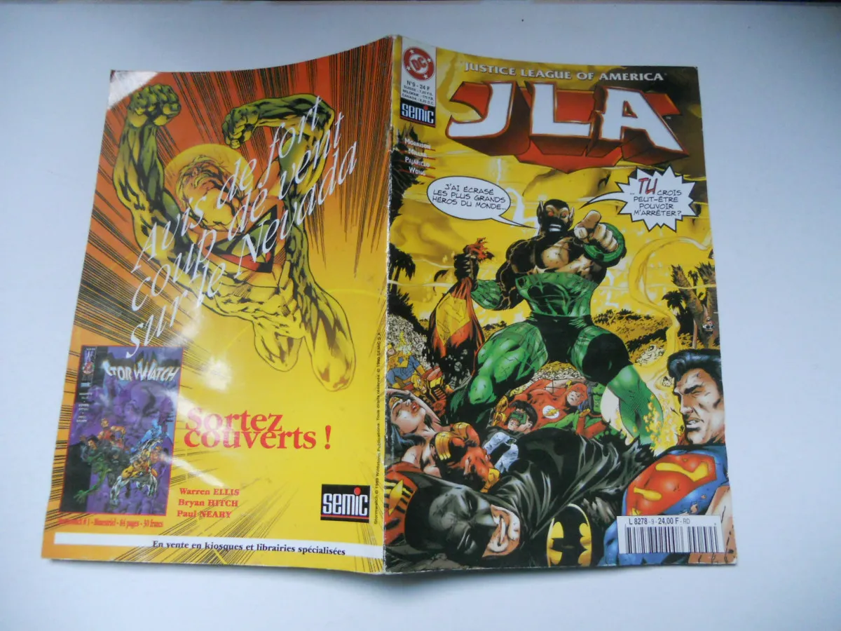 Jla, Justice League Of America, N° 9 Semic - 01/09/1999