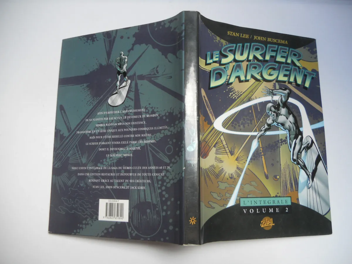 Le Surfer D'argent L'intégrale Tome 2 John Buscema Soleil - 23/01/2002 TBE