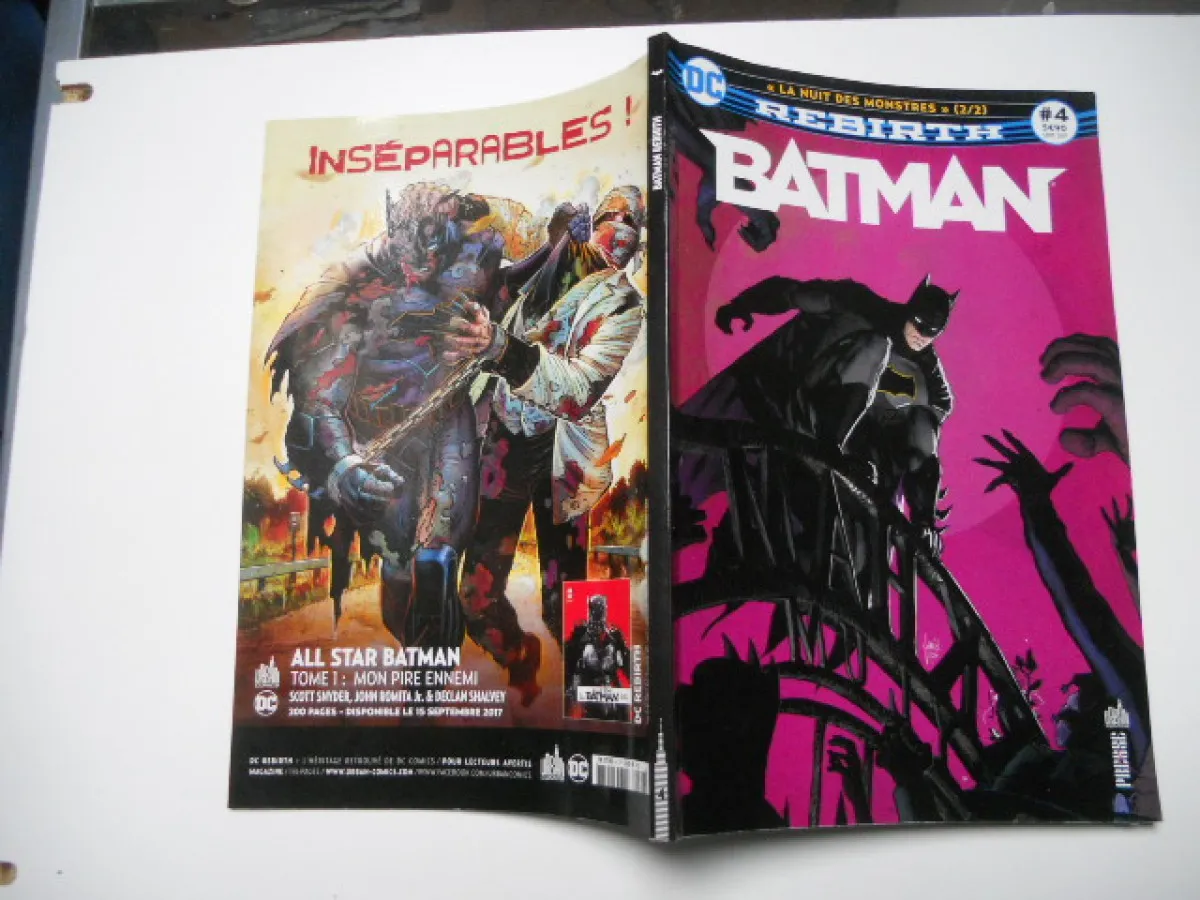 Batman Rebirth N°4 ( Septembre 2017 ) La Nuit Des Monstres ( 2/2 ) :  TBE