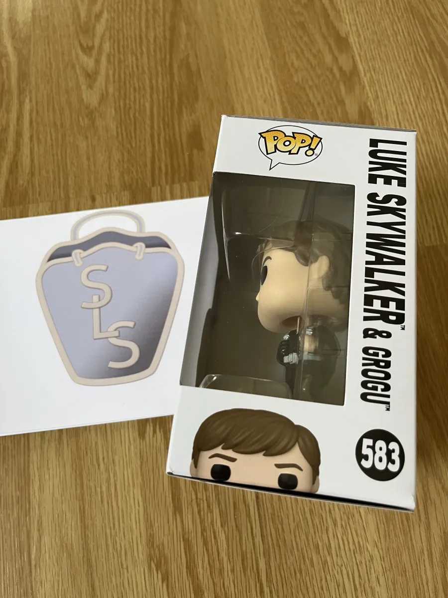 Funko Pop Star Luke Skywalker & Grogu 583