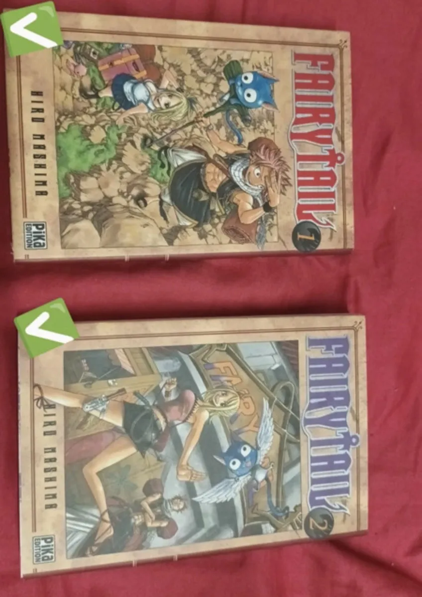 Tome 1 et 2 de fairy tail