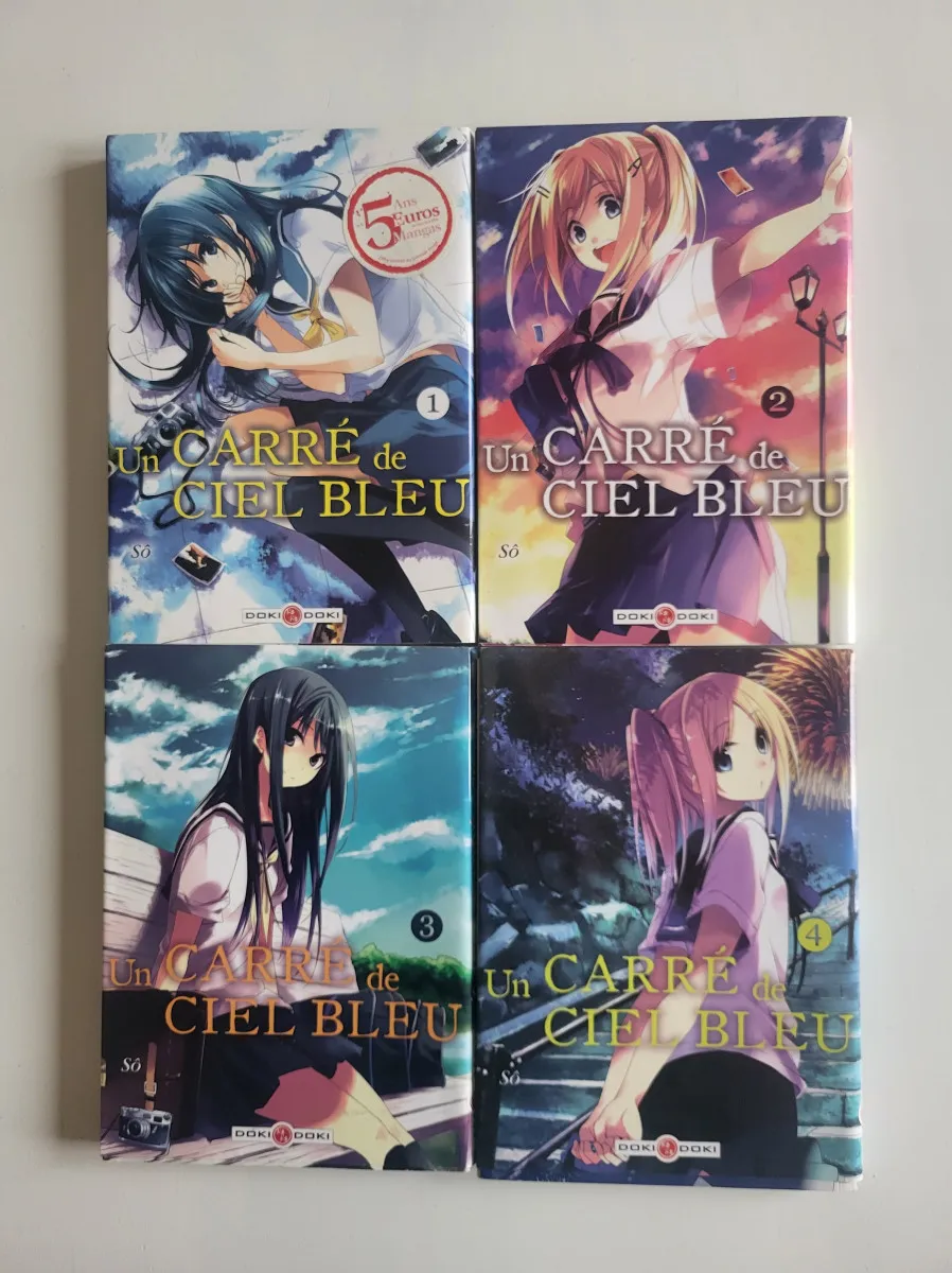 Un Carré De Ciel Bleu Intégrale : Tome 1 À 4 (Manga De Sou)