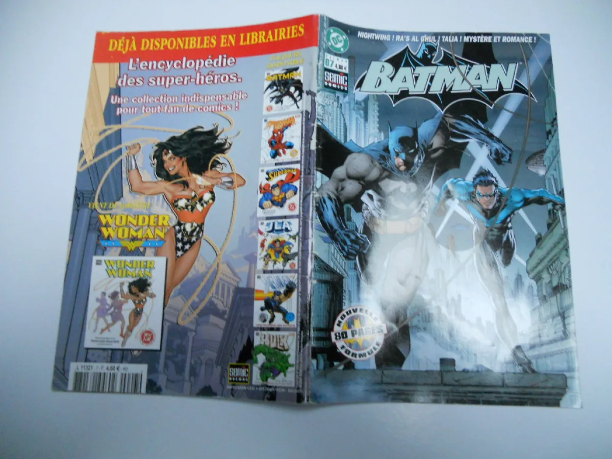 Batman N° 7 : Nightwing ! Ra's Al Ghul ! Talia ! Mystère & Romance TBE