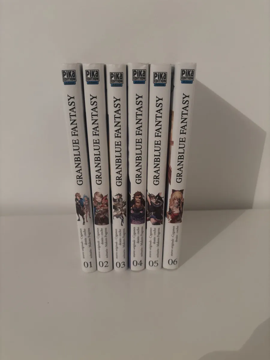 Granblue Fantasy - Tomes 1 à 6 - Édition Pika - Shonen - Bon état