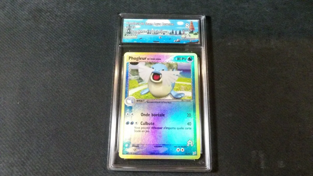 Carte Pokémon : 'Phogleur Rev. 31/95', Gradé Collect'Aura 8