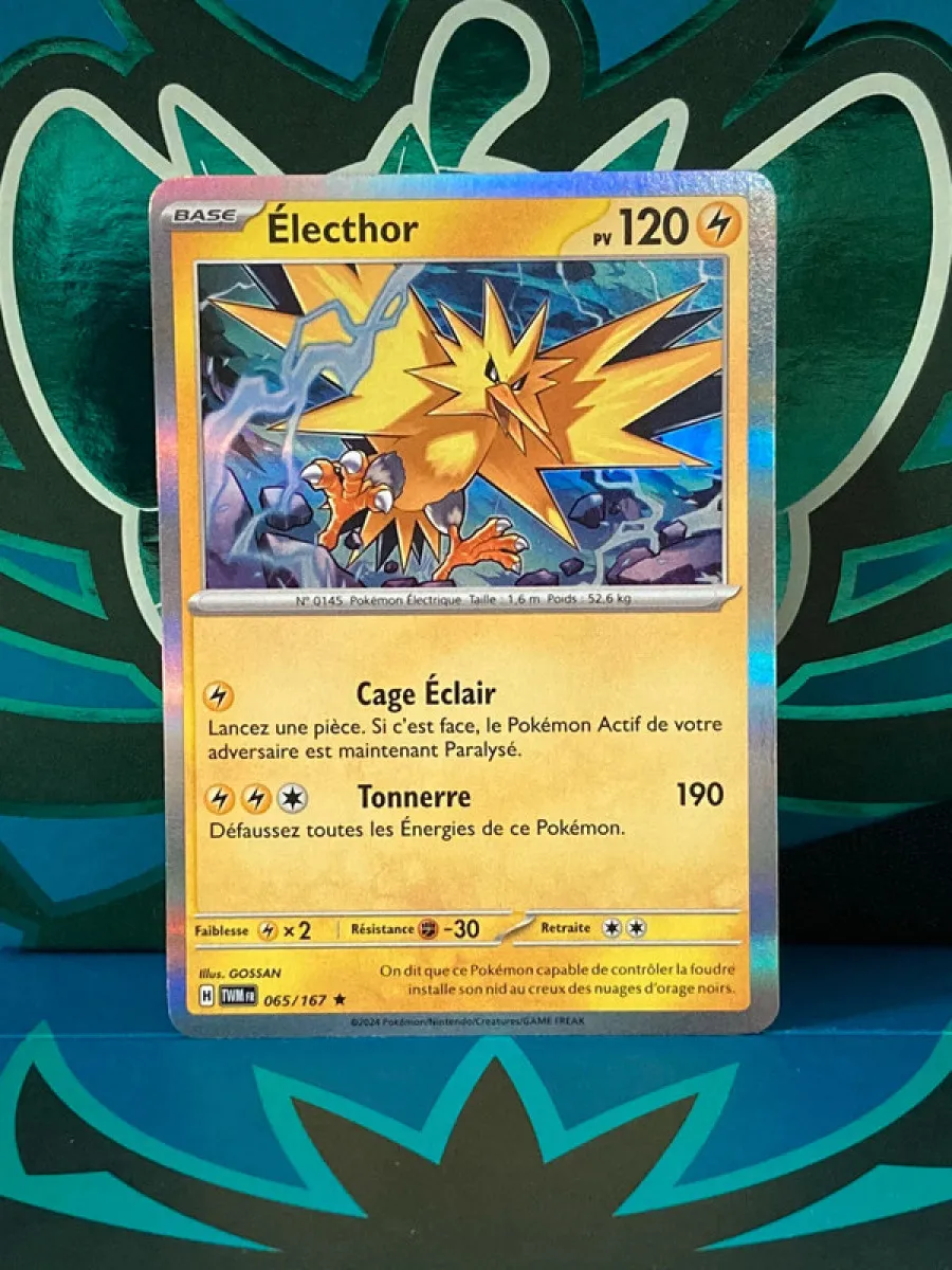Electhor 065/167 (TWM Fr) Rare Pokémon Mascarade Crépusculaire