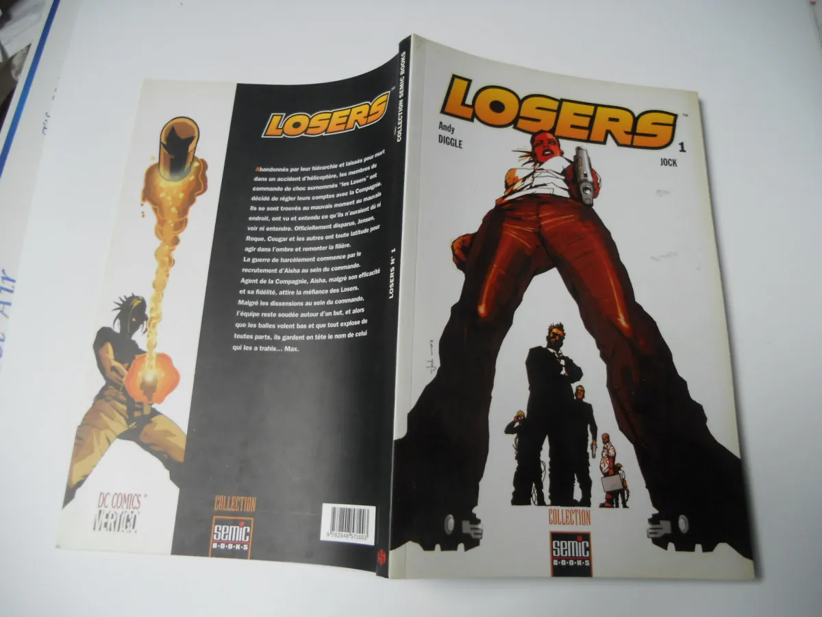 Losers Tome 1 - Andy Diggle Semic TBE