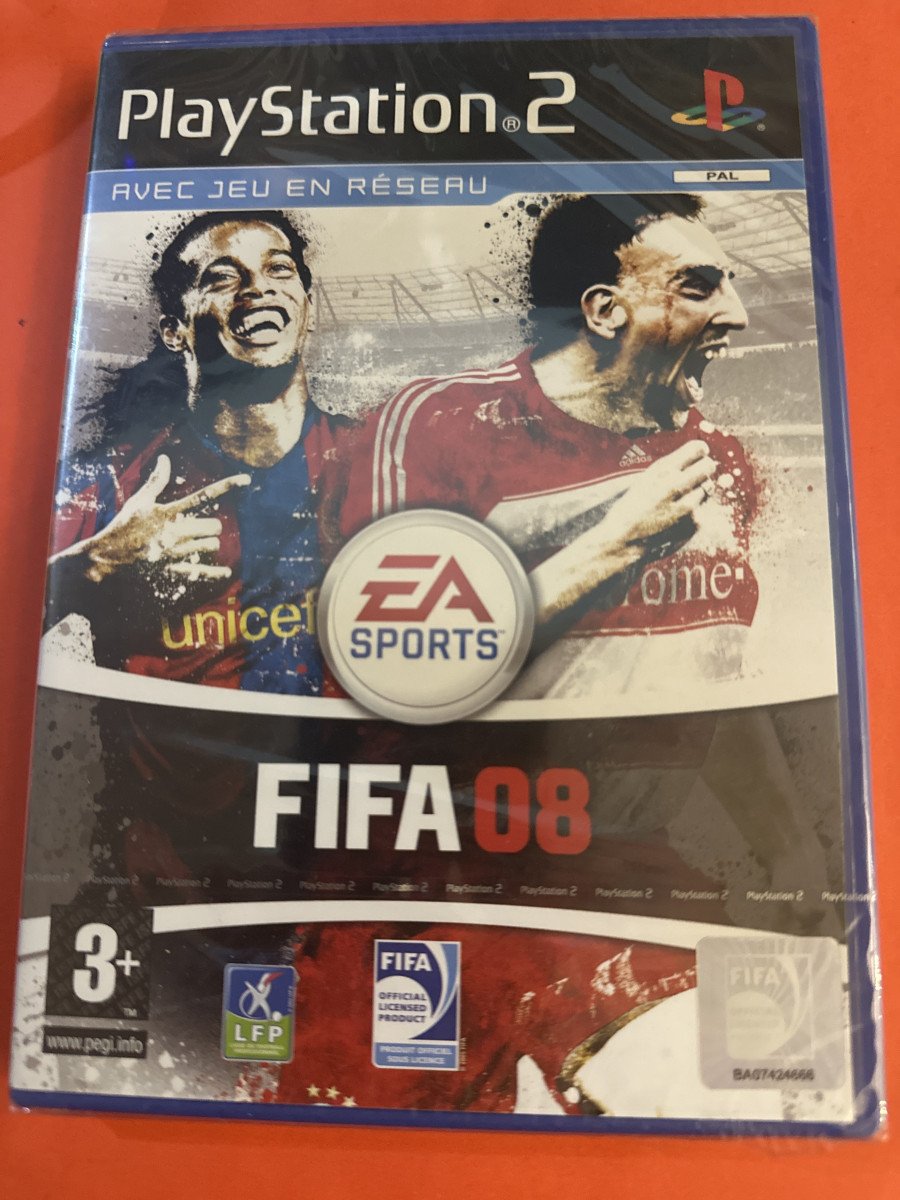 Jeu ps2  fifa 08 neuf blister