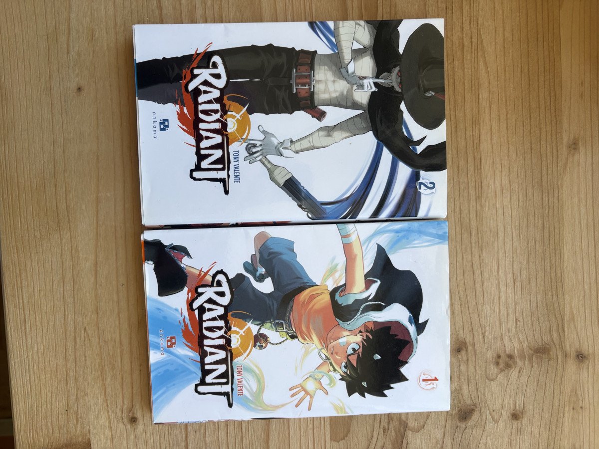 Mangas radiant tome 1 et 2