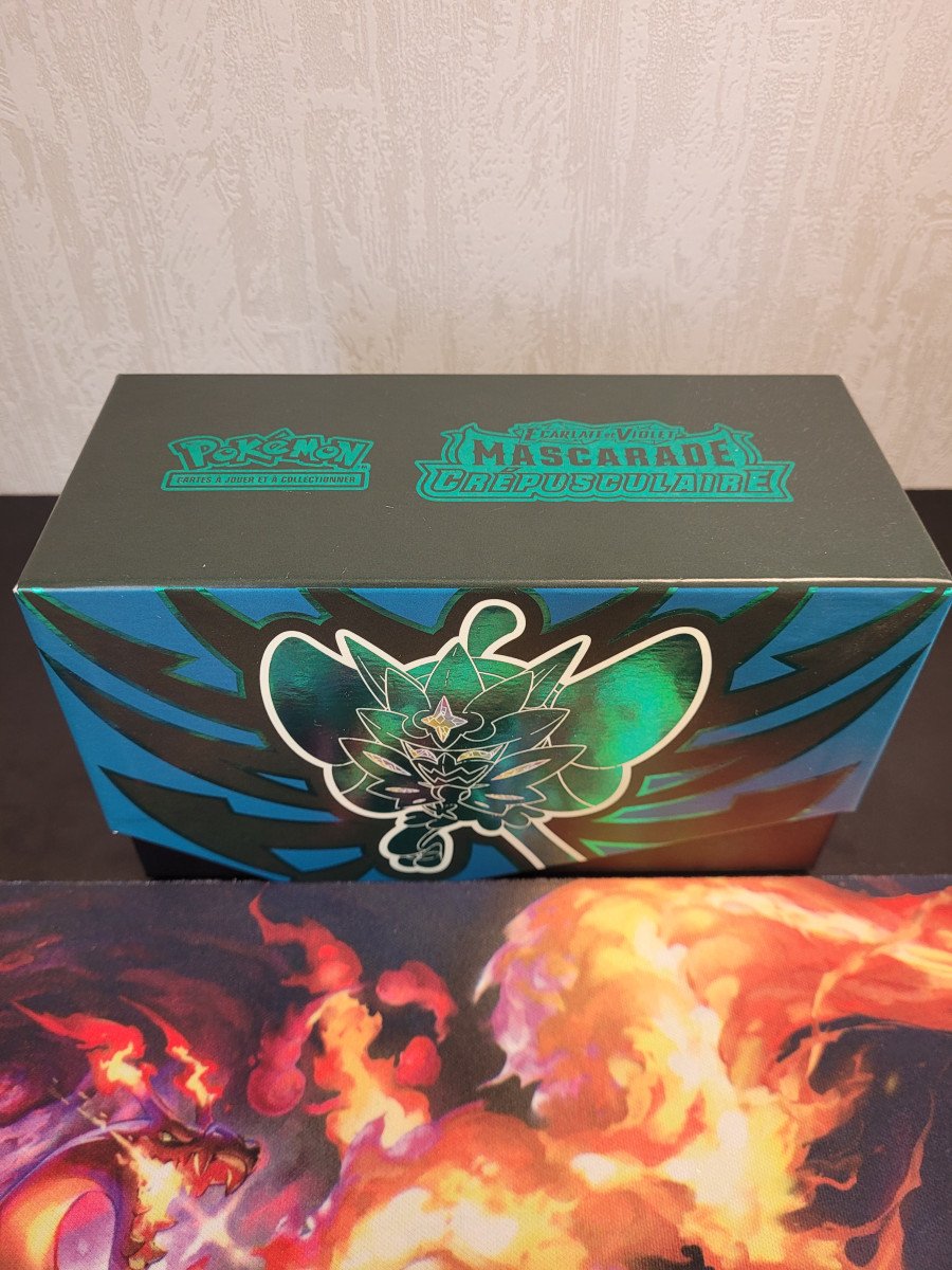 Lot de 267 Cartes Pokémon + Boîte ETB – Multi-Extensions + Carte EX Offerte