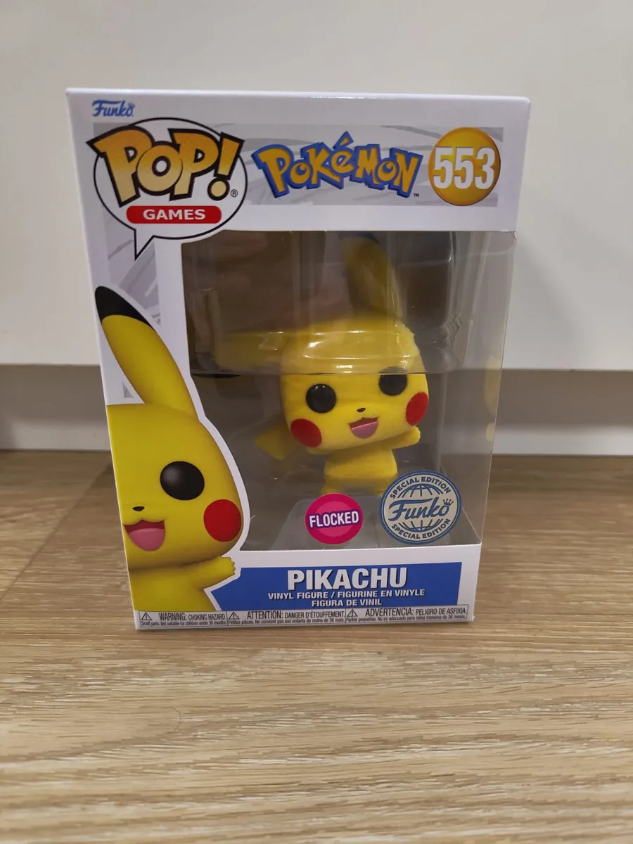 Funko POP 553 Pikachu Flocked SE